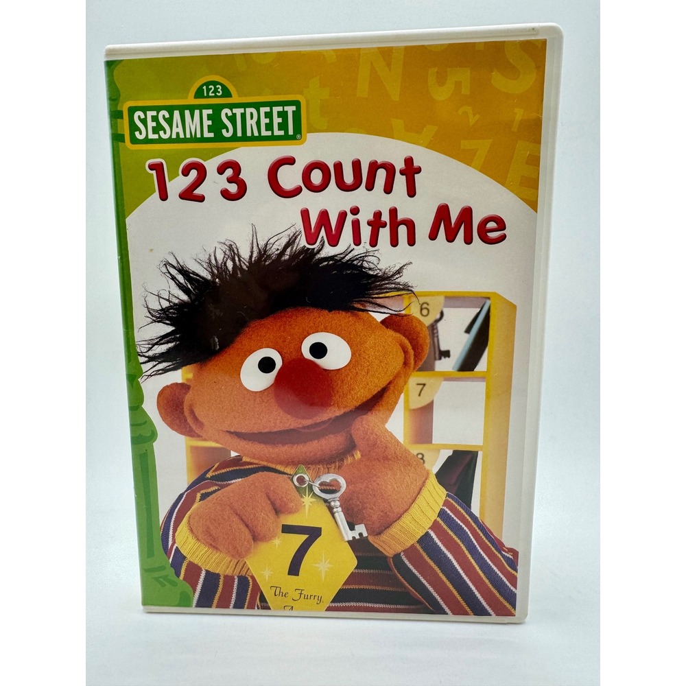 Sesame Street 123 Count With Me DVD‎ Ernie Elmo The Count Education Musical 2009